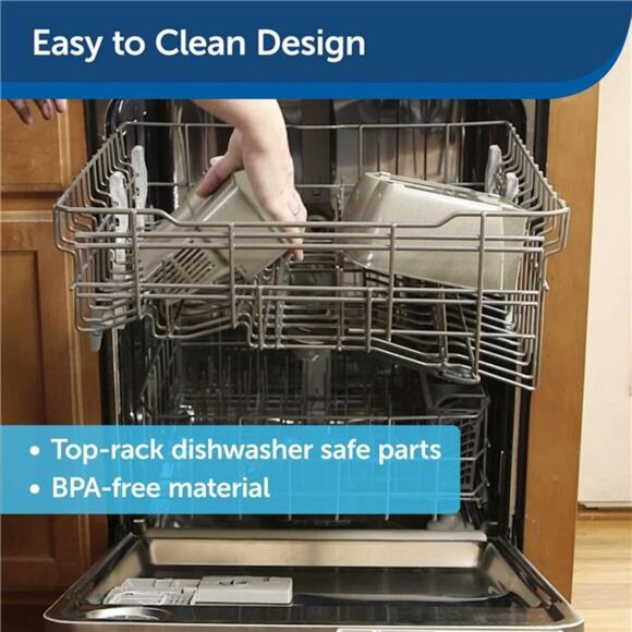 Multi-Tier Fountain – Large Waterer Great for Cats and Dogs – 2 Heights to Drink - Picture 5 of 6